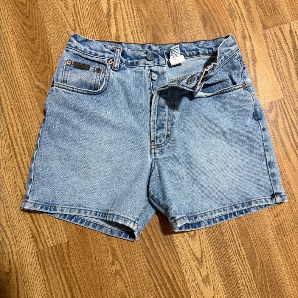 Vintage Calvin Klein Light Blue Denim Shorts